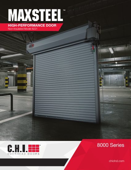 C.H.I. Overhead Doors — High-Performance Doors — MaxSteel Brochure (catalog cover)
