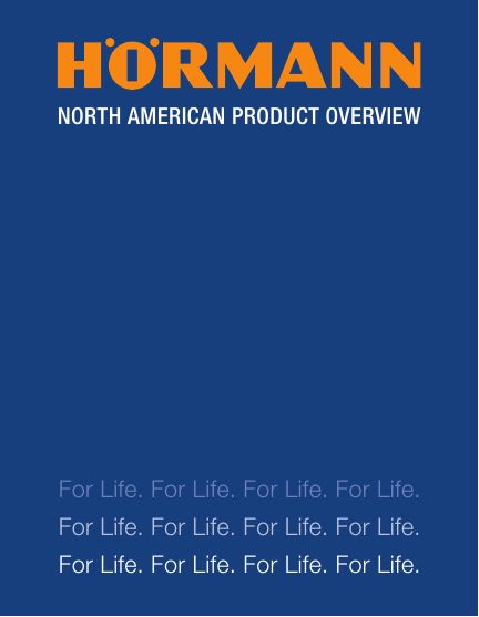 Hörmann Group North America — North American Product Overview — Nov 2025 (catalog cover)