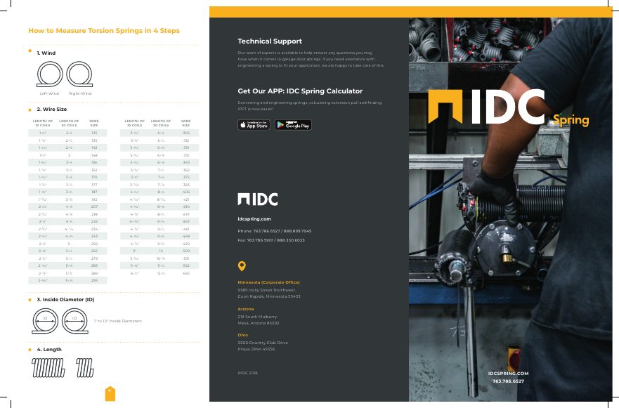 IDC Spring — IDC Spring Brochure (2019) (catalog cover)