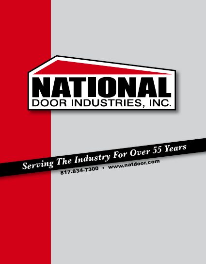 National Door Industries — 2024 NDI Catalog (catalog cover)