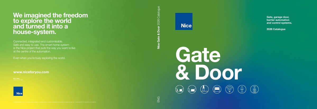 Nice North America LLC (Linear) — Nice Gate & Door Catalogue 2024 (EN) (catalog cover)